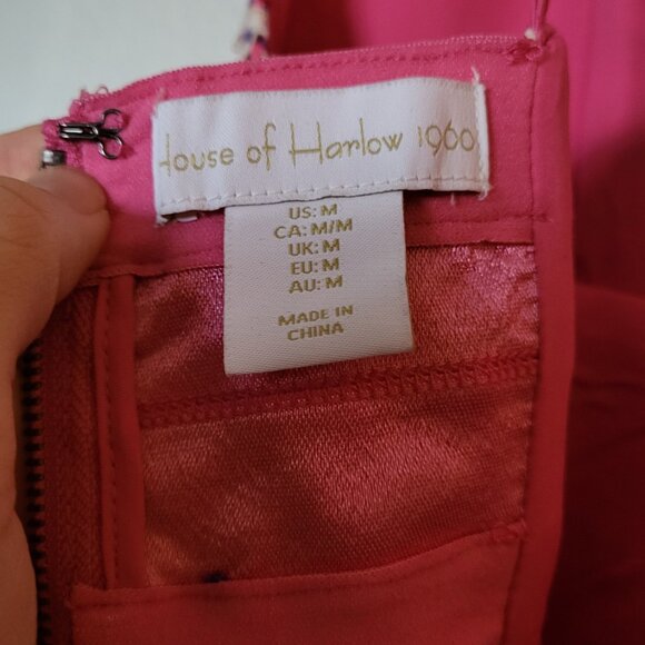 Pink Woven Vintage Inspired Mini Dress - Picture 7 of 11